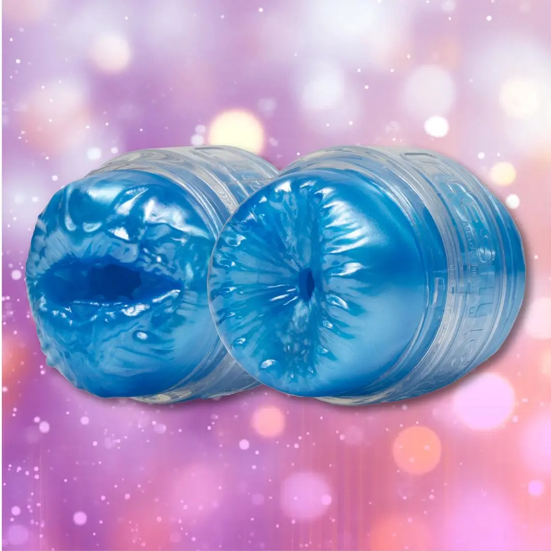 Fleshlight Quickshot Alien Blue Male Masturbator: Mouth & Butt 1