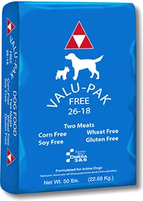 Dog Food 26/18  Blue Grain Free 50# - Valu-Pak 1