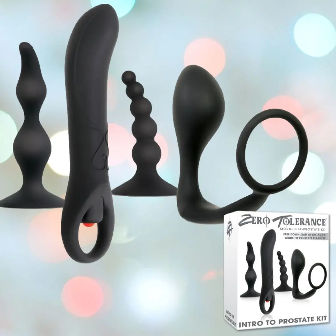 Intro To Prostate Kit With Non-Vibrating Prostate Massagers 1