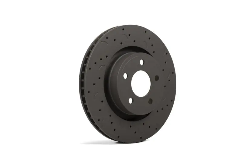 Hawk Talon 2009 Pontiac Vibe Base Drilled And Slotted Rear Brake Rotor Set 1