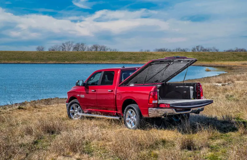Undercover Elite Lx Tonneau Cover – Flame Red Hard Folding Bed Cover For 2019–2020 Ram 1500 With 6.4-Foot Bed 1