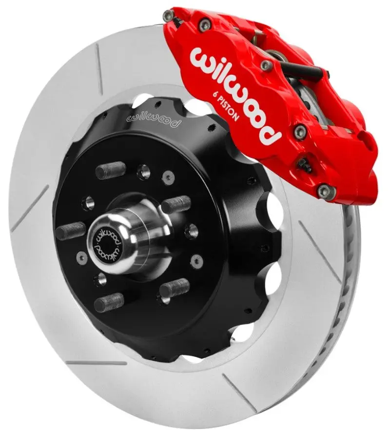 Wilwood Fnsl6R Front Caliper Kit – Red Anodized, Designed For 1970–1981 F-Body & 1975–1979 A/X-Body With Pro Drop Spindles 1
