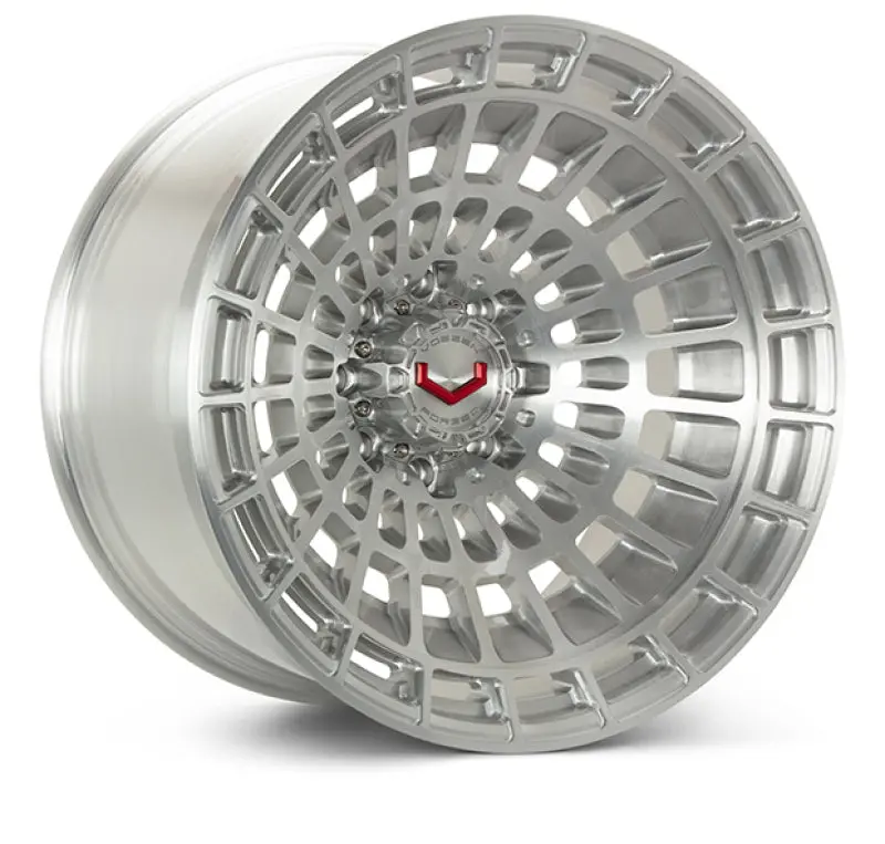 Vossen Lcx-04 Forged Alloy Wheel – 24X14", 8X165.1Mm Bolt Pattern, +75Mm Offset, Brushed Gloss Clear 1