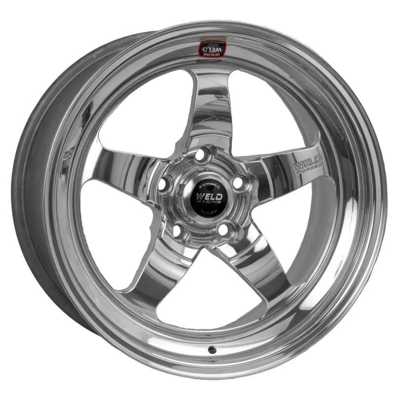 Weld S71 17X6 / 5X4.75 Bp / 3.9In. Bs Polished Wheel (Low Pad) - Non-Beadlock 1