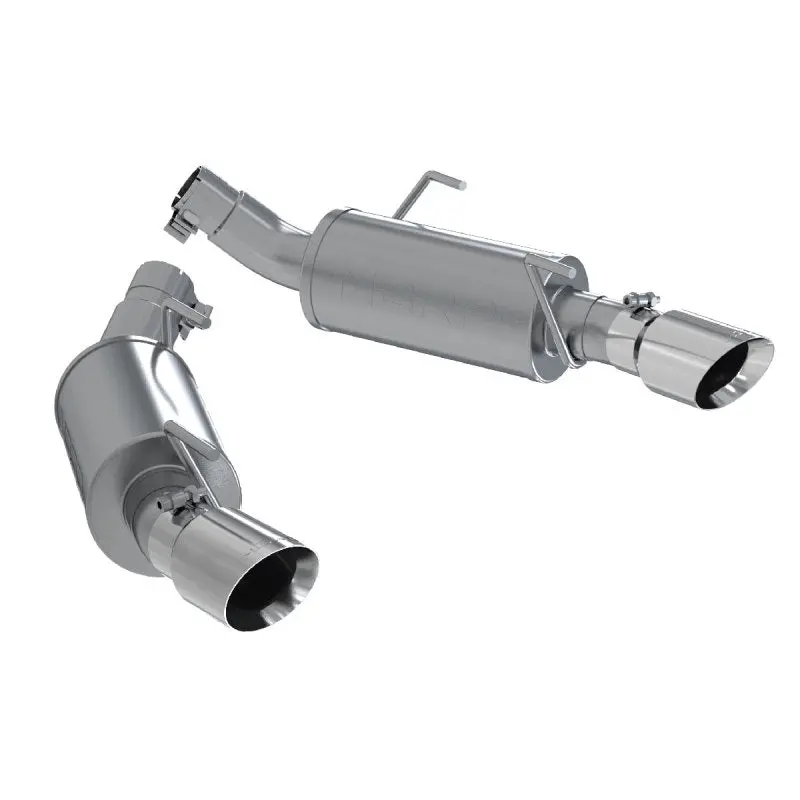 Mbrp Axle-Back Exhaust – Dual Muffler, Split Rear Exit, T304 Stainless, Fits 2005–2010 Mustang Gt & Shelby Gt500 1
