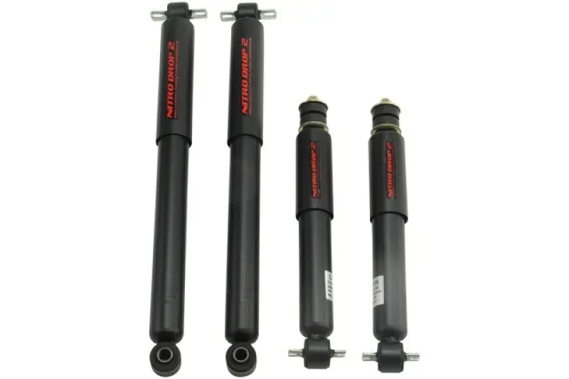 Belltech Nitro Drop 2 Shock Set – Performance Lowering Kit For Select Vehicles 1