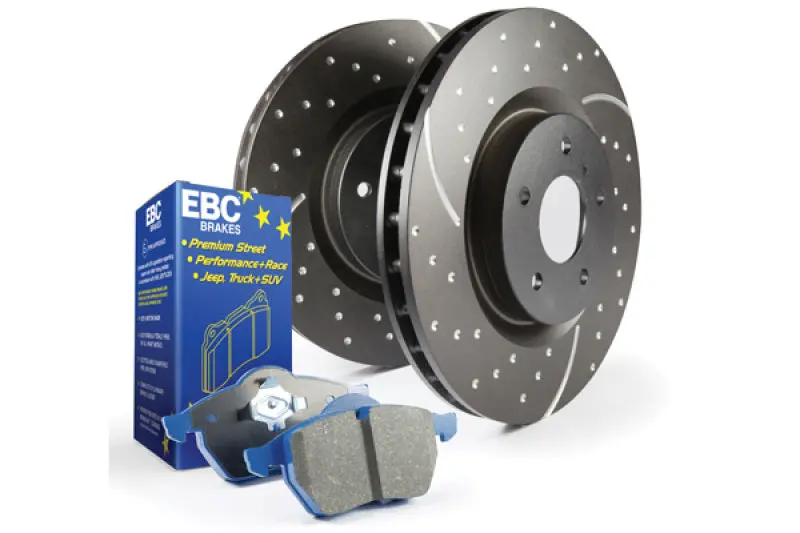 Ebc S6 Brake Kit – Bluestuff Pads And Gd Series Rotors 1