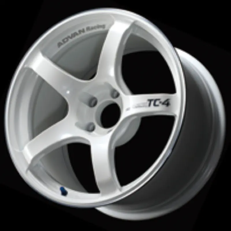 Advan Tc4 Forged Alloy Racing Wheel – 17X7.5", +48Mm Offset, 5X114.3, White Metallic Finish 1