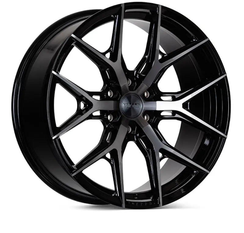 Vossen Hf6-4 Tinted Gloss Black Alloy Wheel – 17X9, 6X135 Bolt Pattern, Zero Offset, Deep Face 1