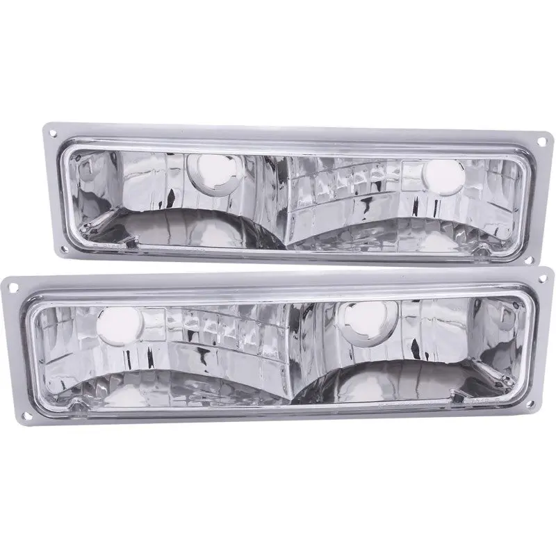 Anzo Euro-Style Chrome Parking Light Assembly For 1988–1998 Chevrolet C1500 1
