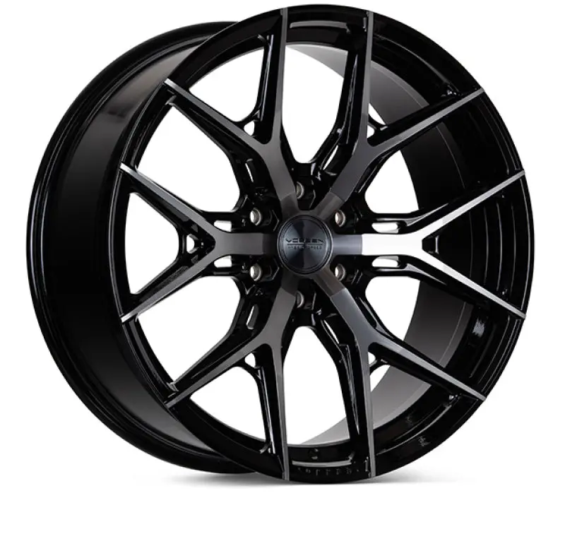 Vossen Hf6-4 22X10 / 6X139.7 / Et-18 / Super Deep Face / 106.1 - Tinted Gloss Black Wheel 1