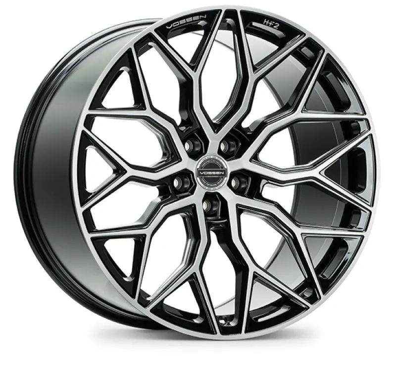 Vossen Hf-2 Forged Alloy Wheel — 19X9.5, 5X112, Et25, Deep Face, Brushed Gloss Black 1