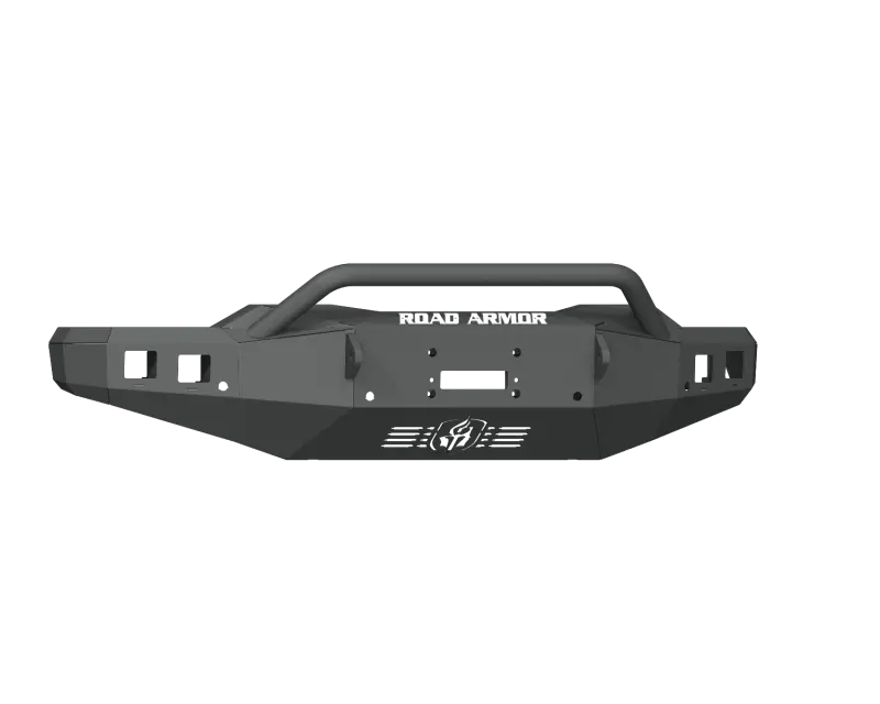 Road Armor Stealth Front Winch Bumper – Textured Black, Fits 2020 Chevrolet Silverado 2500Hd With Pre-Runner Guard 1