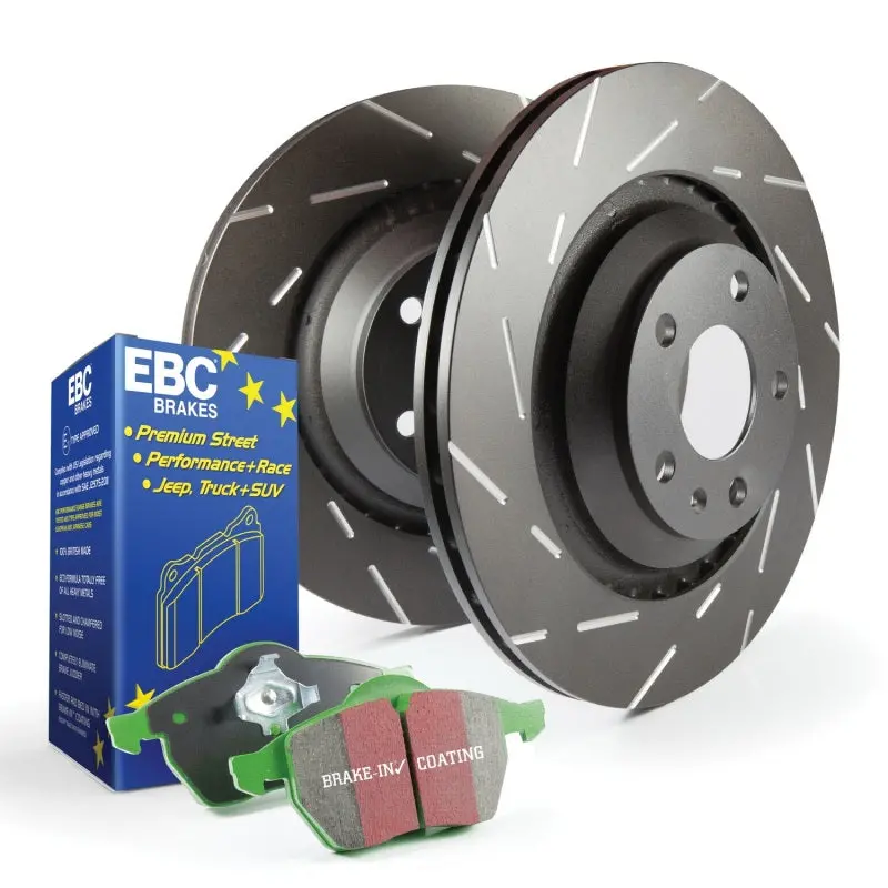 Ebc Greenstuff Street Performance Brake Kit – S2 Series Pads + Usr Drilled Rotors 1