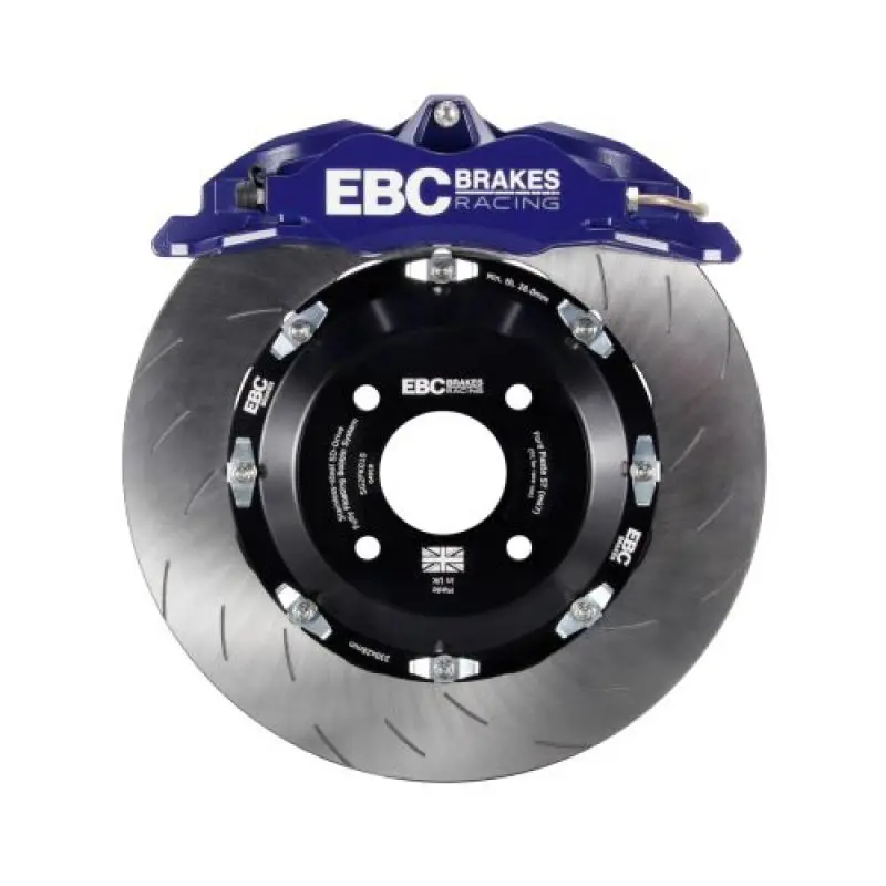 Ebc Racing Big Brake Kit For 2012–2017 Ford Fiesta St (Mk7) – Front: Blue Apollo-4 Calipers + 330Mm Rotors 1