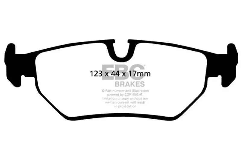 Ebc Redstuff Rear Brake Pads – 1993–1997 Aston Martin Db7 3.2L Supercharged 1