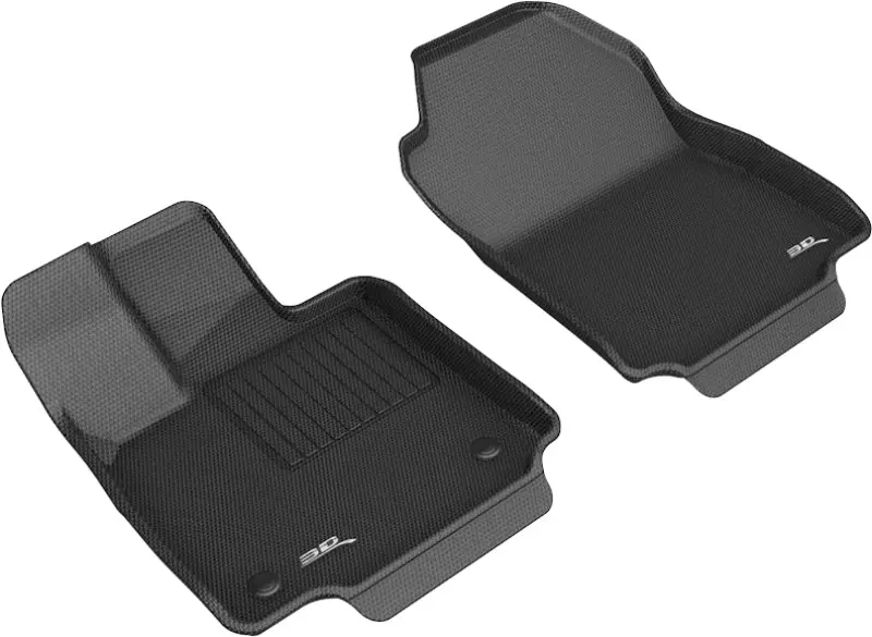 3D Maxpider 2019-2020 Toyota Rav4 Kagu 1St Row Floormat - Black 1