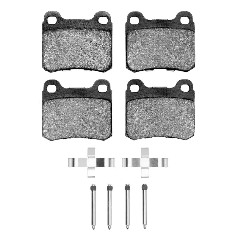 R1 Optimum Oe Rear Brake Pad & Hardware Kit For 1983–1995 Mercedes-Benz E300 1