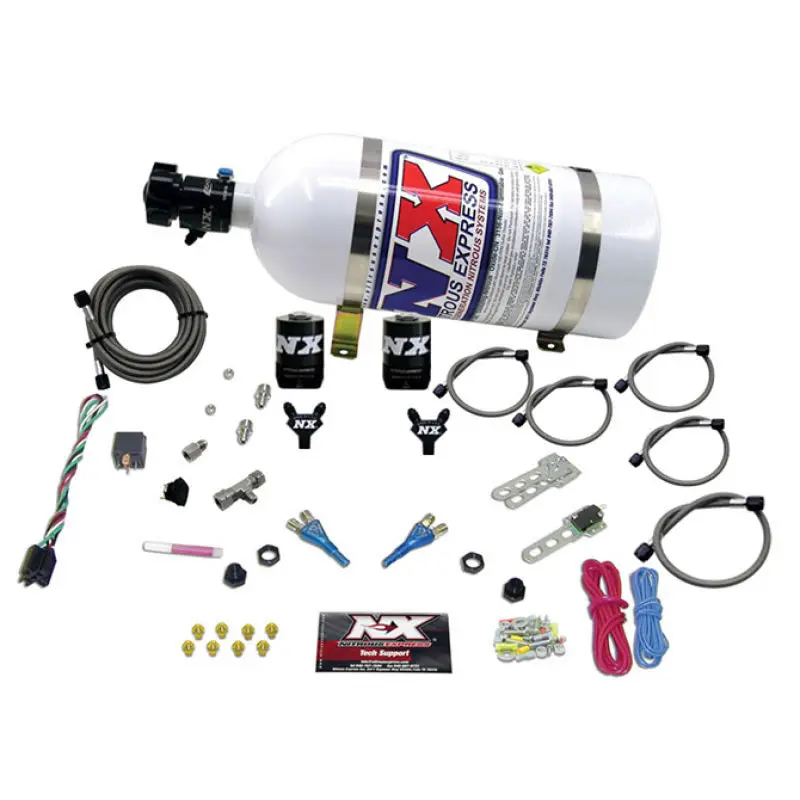 Nitrous Express Gm Tbi Nitrous System – 50–125 Hp Tunable Kit With 10 Lb Bottle 1