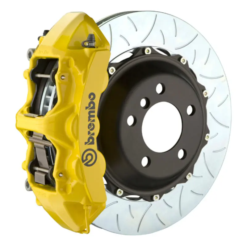 Brembo Gt Big Brake Kit For 2022+ Volkswagen Golf R And Audi S3 – Front 6-Piston Calipers, 380X34Mm Two-Piece Slotted Rotors 1