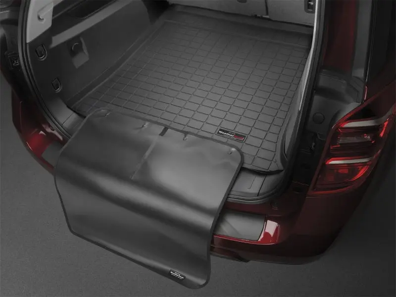 Weathertech 2018+ Porsche Panamera E-Hybrid Cargo Liner W/Bumper Protector - Black 1