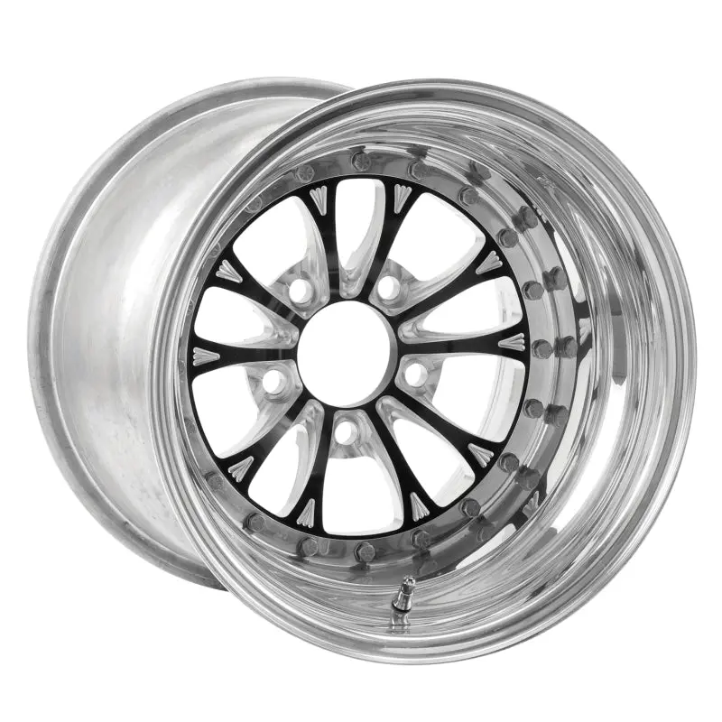 Weld Vitesse Non-Beadlock Wheel – 15X10In, 5X4.5In Bolt Pattern, 6.5In Backspace, Black Finish 1