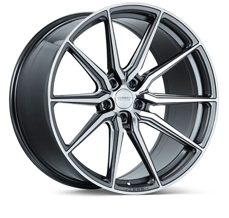 Vossen Hf-3 Gloss Graphite Polished Wheel – 20X10.5, 5X112, Et45, Deep Face Design 1