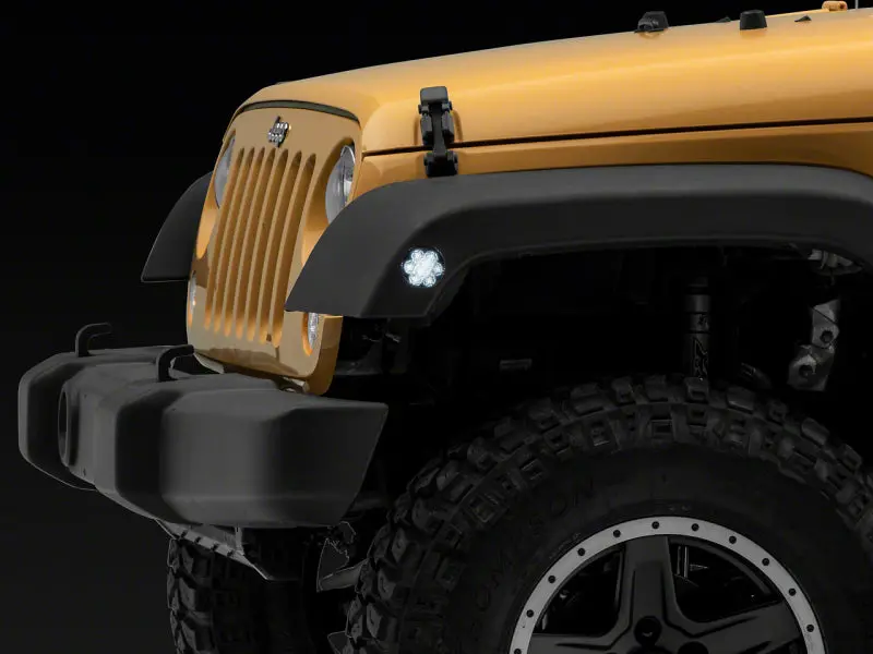 Raxiom Axial Series Led Side Marker Lights For 2007–2018 Jeep Wrangler Jk – White Diodes, Smoked Housing 1