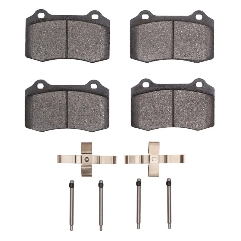 R1 Optimum Oe Replacement Brake Pad & Hardware Kit For 2003–2005 Jaguar S-Type – Rear Axle 1