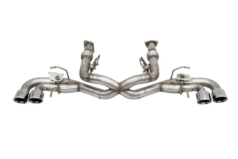 Corsa Valved Cat-Back Exhaust For 2020–2022 Chevrolet Corvette C8 – 3-Inch Diameter, Quad 4.5-Inch Tips, Npp-Compatible 1