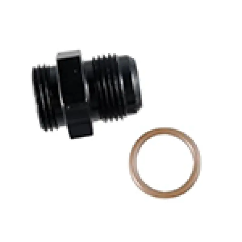 Fragola -12An X 7/8-14 Short Radius Fitting – Black Anodized, 10-Pack 1