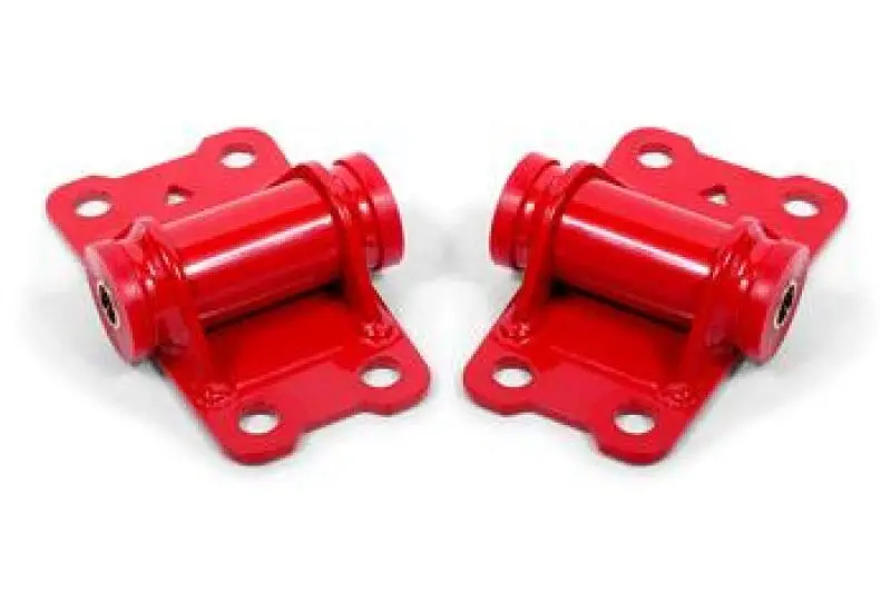 Bmr Polyurethane Lower Motor Mount Kit For 1982–1992 F-Body Vehicles – Red 1