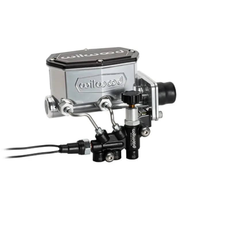 Wilwood Chrome Compact Tandem Master Cylinder Kit With Combination Valve – 1-Inch Bore For Mopar Vehicles 1