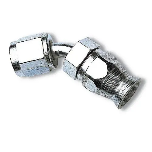 Russell Powerflex Rebuildable Hose End – -3 An, 45° Forged Stainless 1