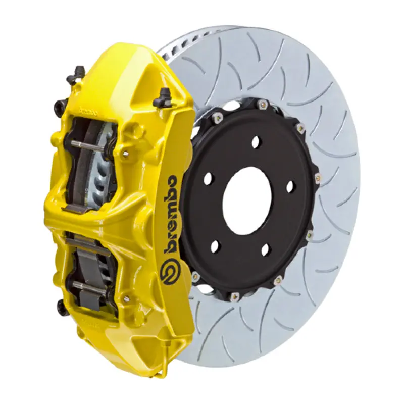 Brembo Gt Big Brake Kit — Front, 6-Piston Calipers, 380X34Mm Two-Piece Slotted Rotors For Tesla Model S Awd (Non-Plaid) 1