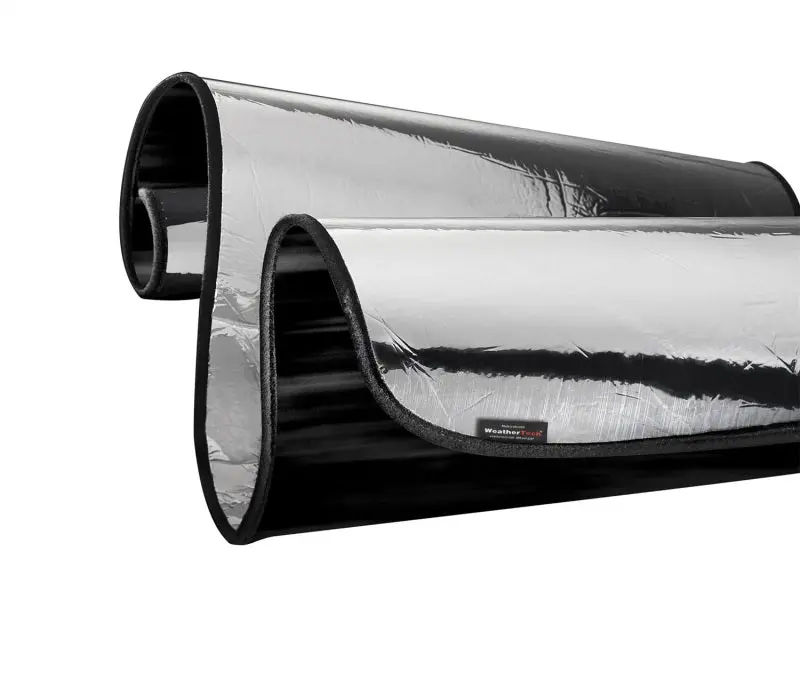 Weathertech Custom-Fit Sun Shade For 2024 Hyundai Santa Fe – Silver/Black Reflective 1