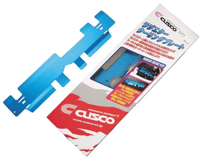 Cusco Blue Radiator Cooling Plate For Toyota Sxe10/Gxe10 (Not Compatible With Us-Spec Models) 1